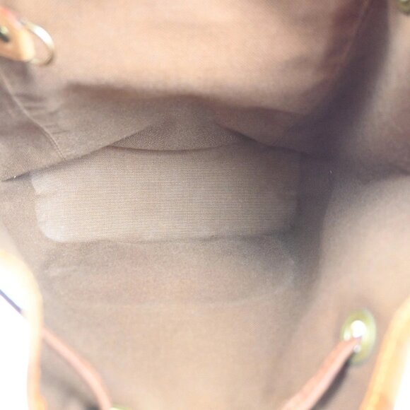 LOUIS VUITTON Mini Montsouris Backpack Bag Monogram Leather Brown M51137 78KC503 main image 11